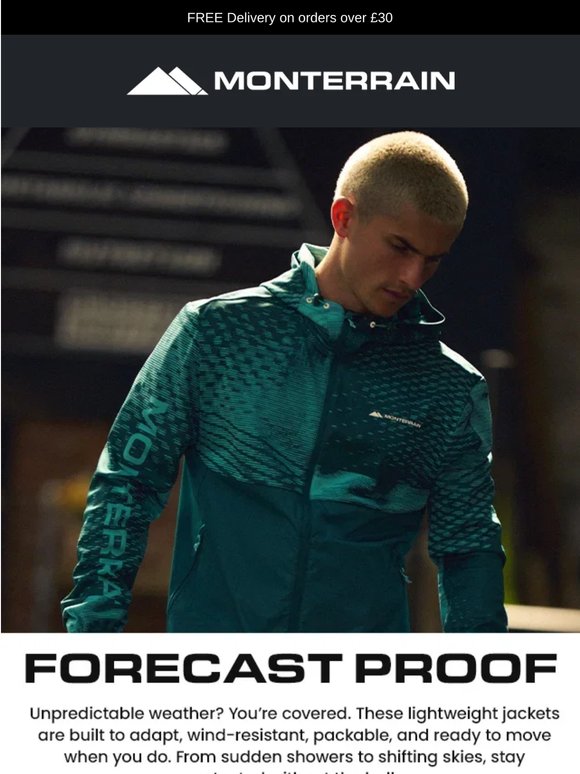 Jackets built for unpredictable days 🌦️