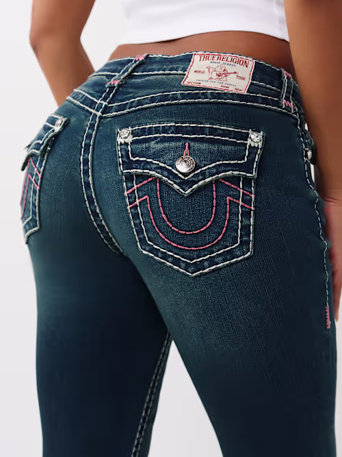 SHOP JENNIE MID RISE SUPER T FLAP CURVY SKINNY JEAN