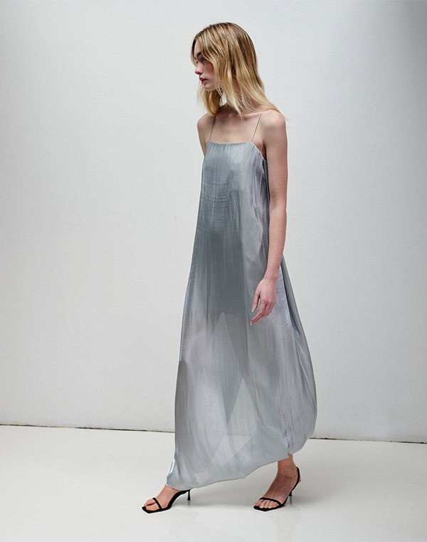 FLUID SLIP DRESS