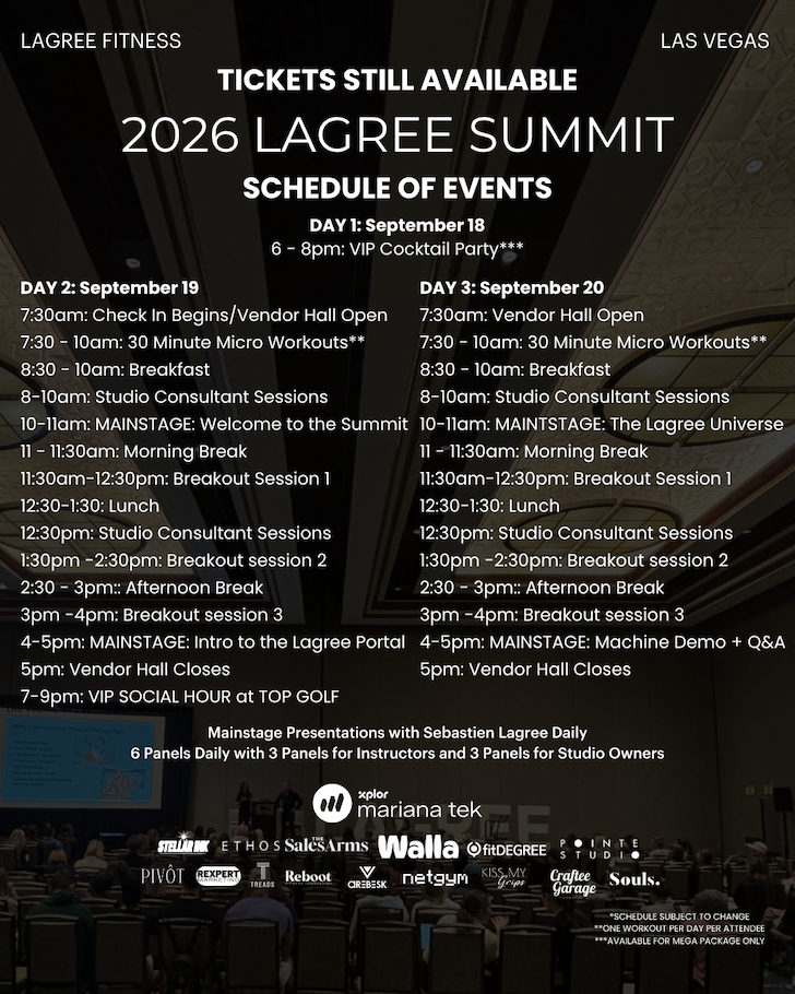 an image of a large glass window with a sign that says lacreee summit