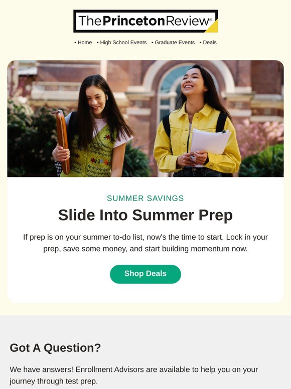 Slide into summer (and save while you're at it) 😎