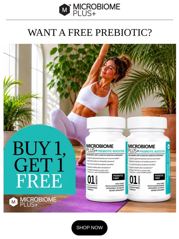 Get a Free Prebiotic! 📣