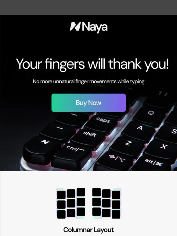 The most natural way to type