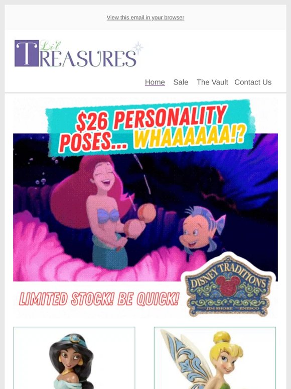 Super deal on Disney Traditions Personality Poses 💜