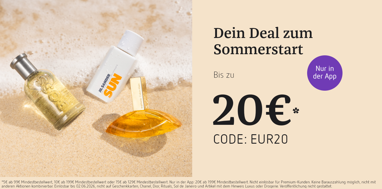 15€ ab 129€ Mindestbestellwert mit dem Code: EUR15