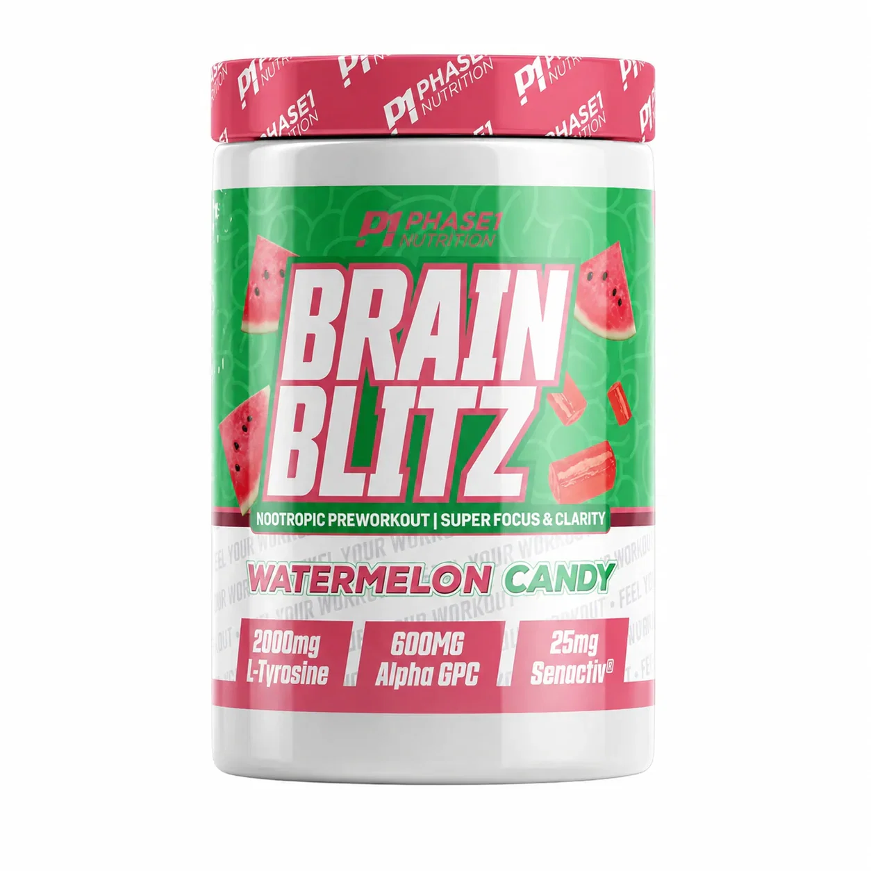 Phase1 Brain Blitz Nootripic Pre-Workout 25 Servings