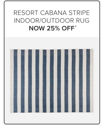Resort Cabana Stripe Indoor/Outdoor Rug Now 25% Off