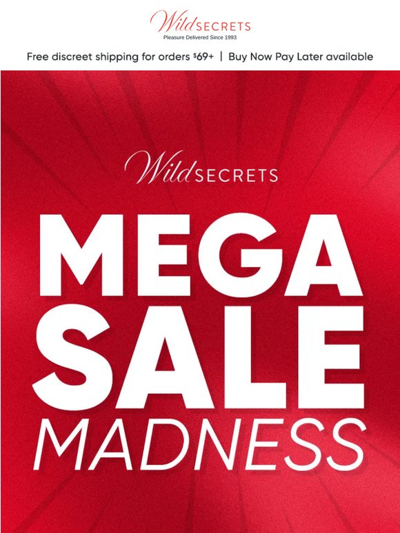 🚨 Mega Sale is Now On!