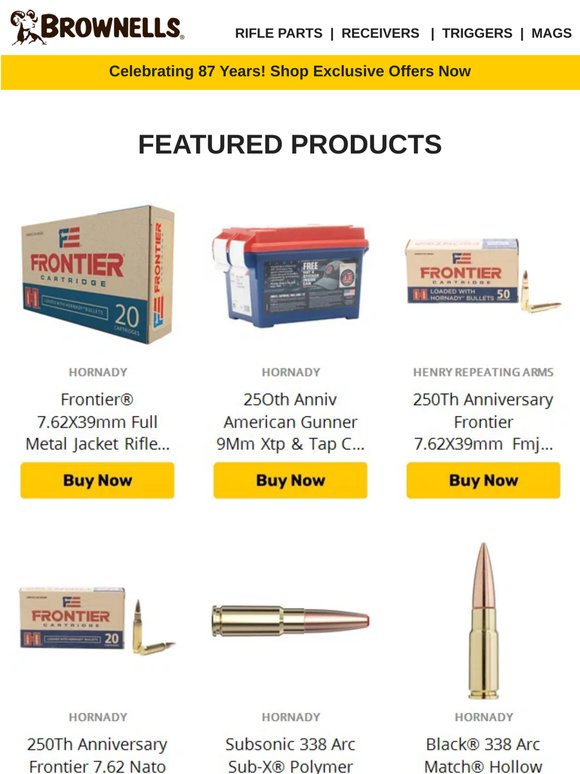 Stock Up with These Hornady Ammo Deals