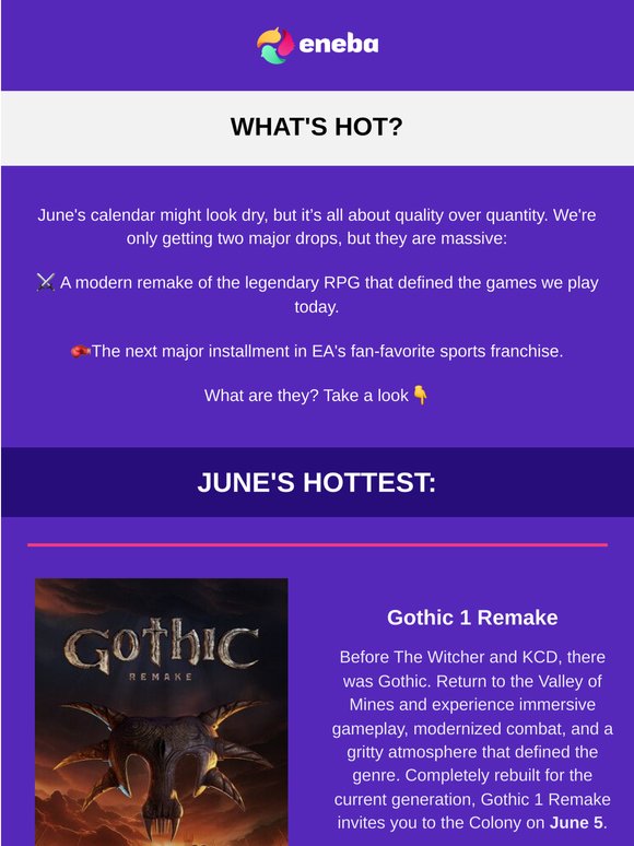 What's hot in June? 🔥