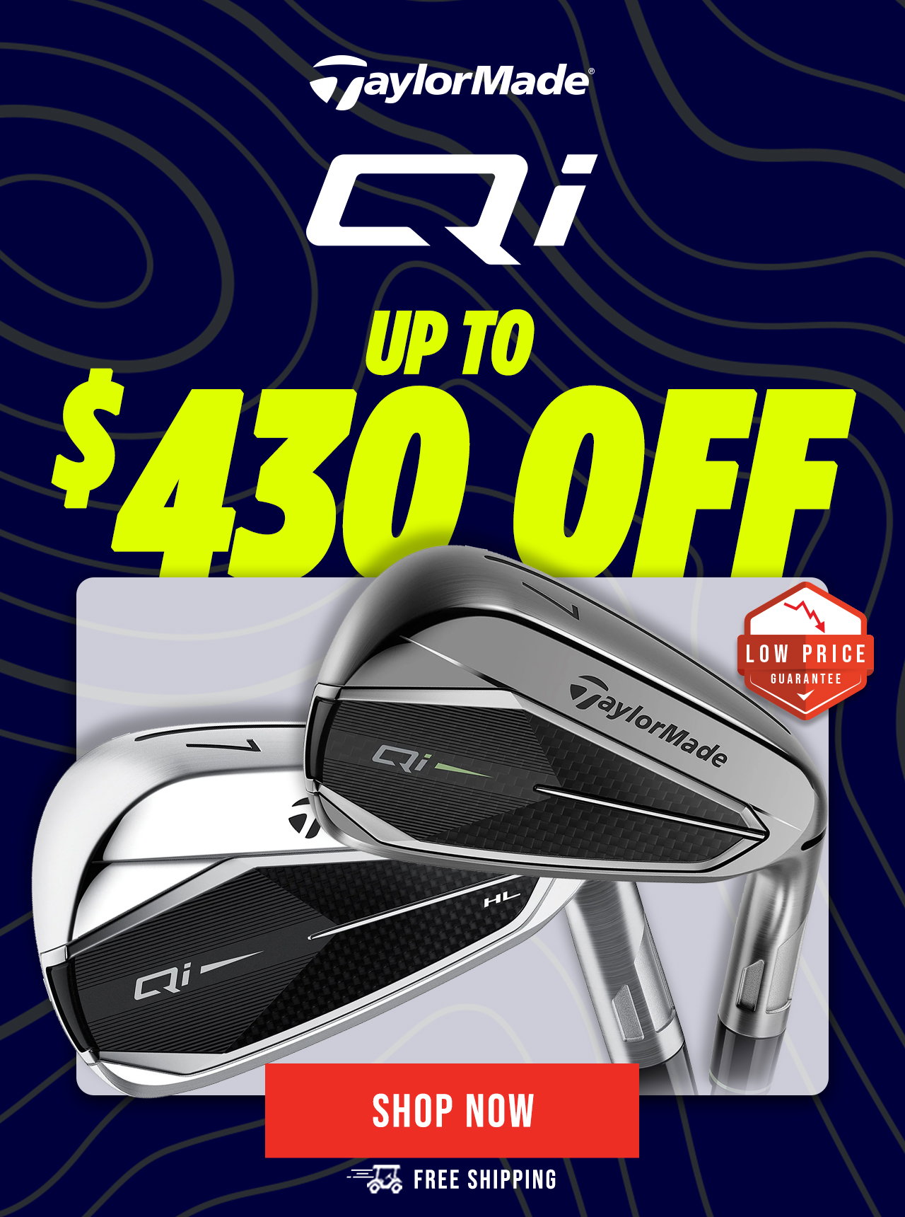 TaylorMade Qi Irons | ON SALE + FREE Shipping