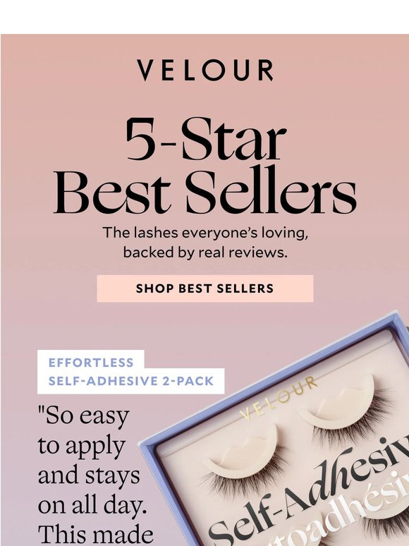 5-star lashes everyone’s loving​ 🌟