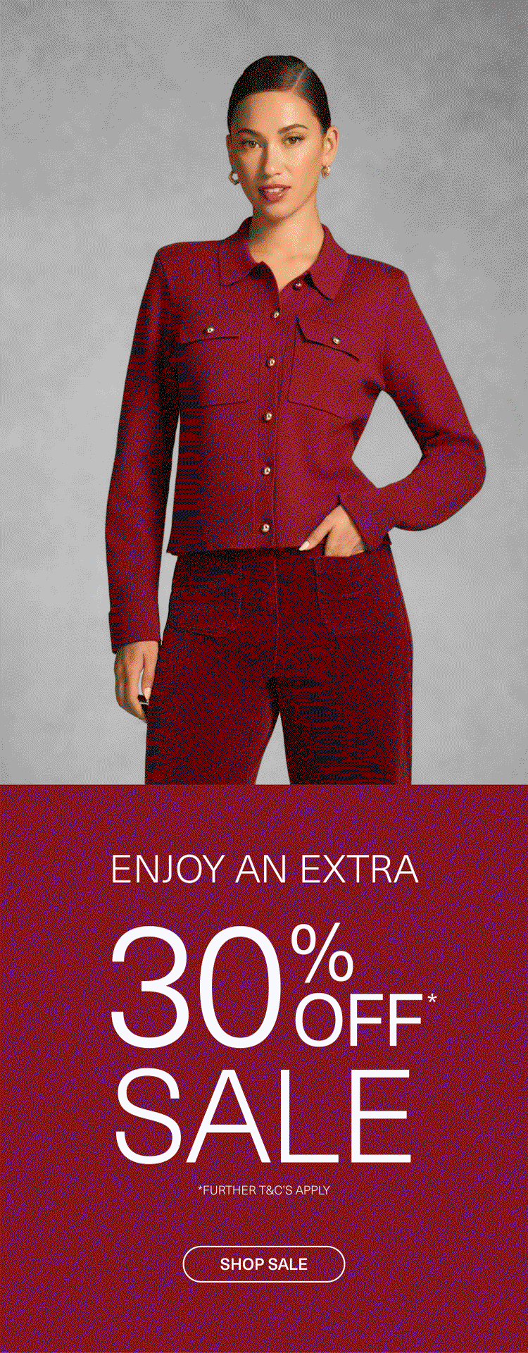 Enjoy a Further 30% Off Sale