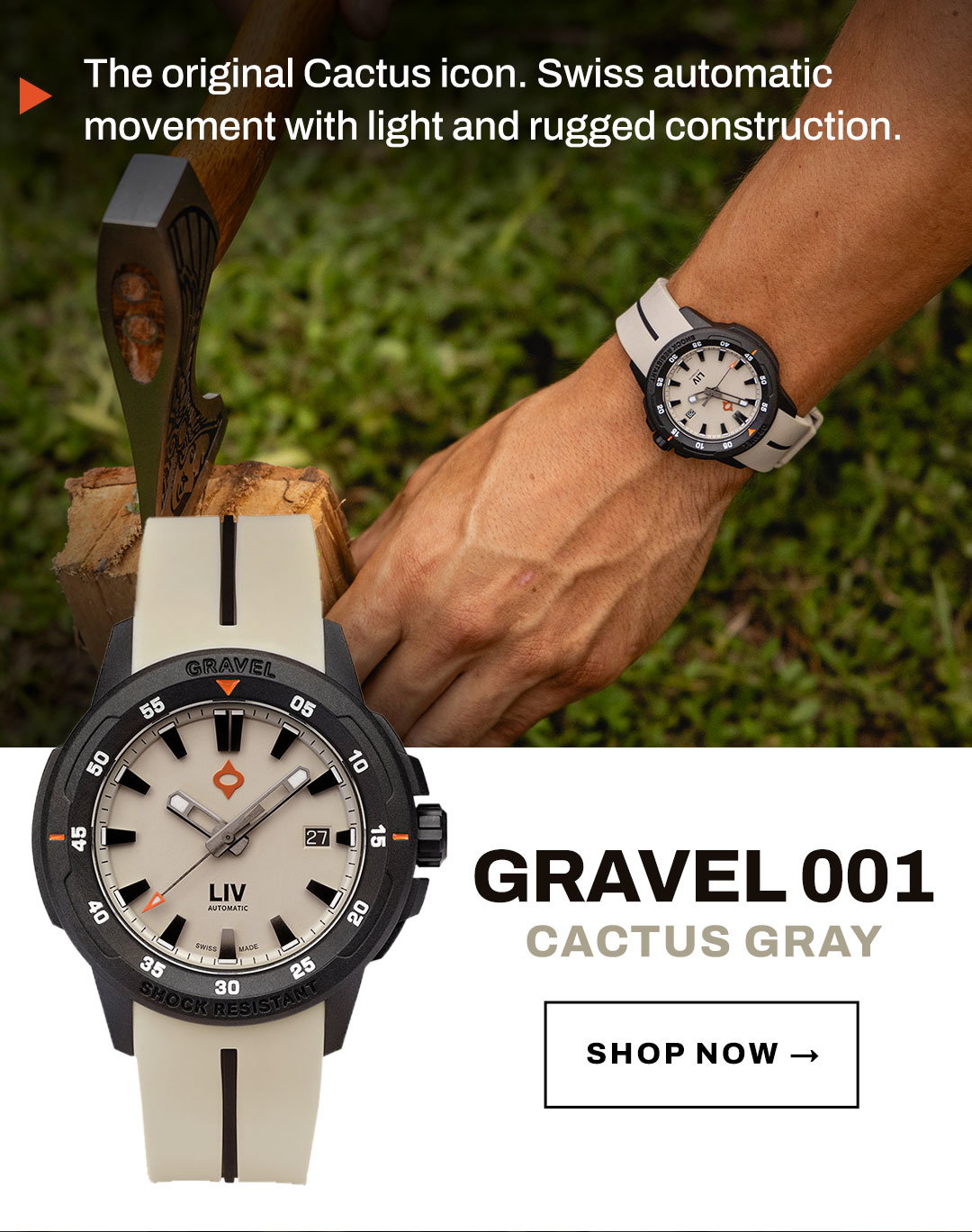 Gravel 001 Cactus Gray