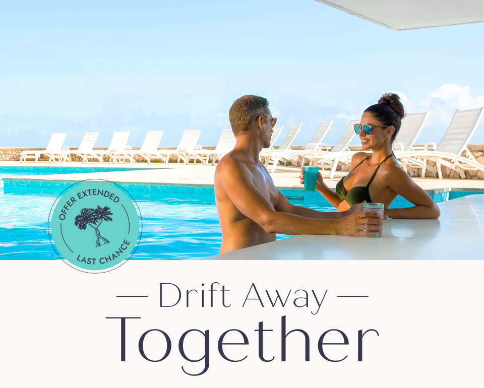 a man and woman in swimsuits by a pool