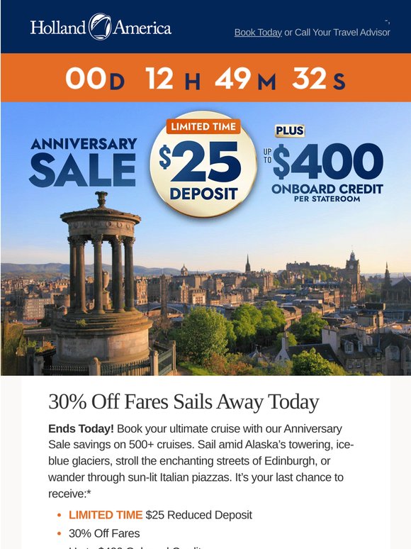 Ends Today: Anniversary Sale Savings!