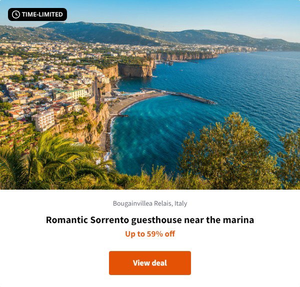 Romantic Sorrento guesthouse near the marina