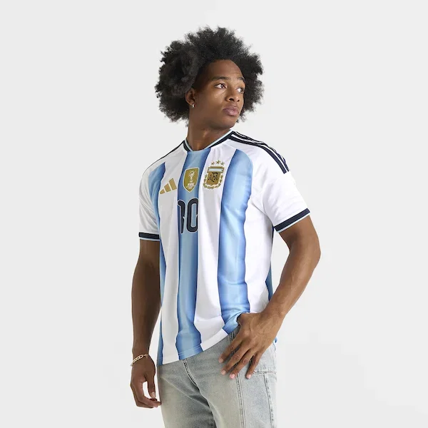 adidas Argentina Lionel Messi Home Replica Soccer Jersey