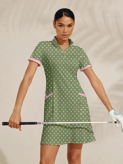 Hyper-prep Ruffle 35.5 Inch Dress For Golf Pickleball & Tennis