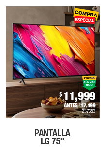 Pantalla LG 75"