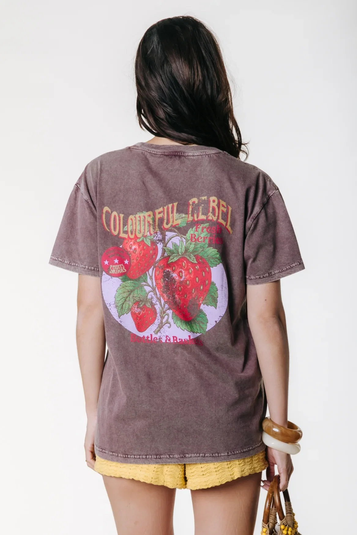 Image of Fresh Berries Acid Wash T-shirt 
