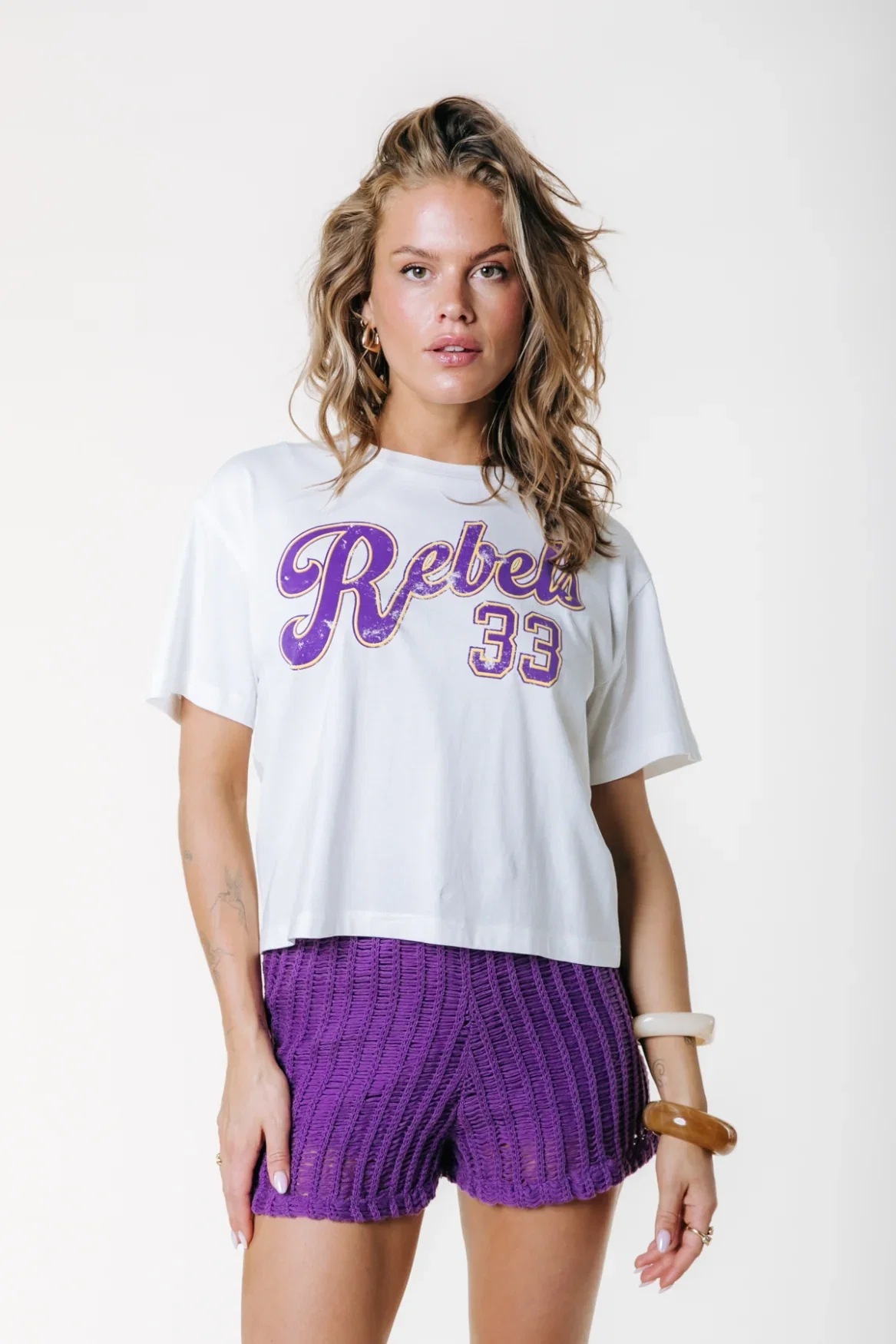 Image of Rebels 33 Cropped T-shirt 