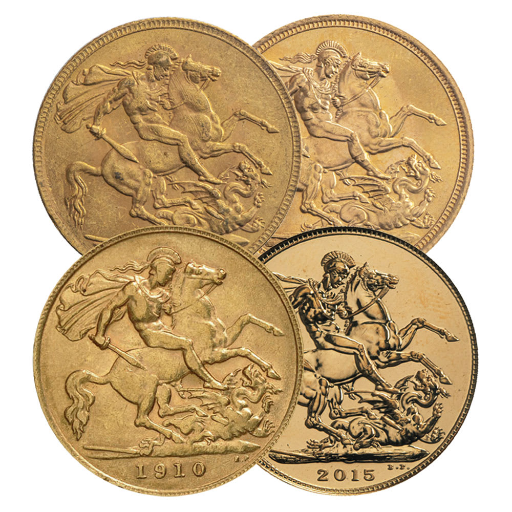 Great Britain Gold Sovereign Coin (Mixed Types, Random Year, Varied Condition)