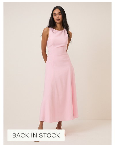 Pink Reign Midi Dress