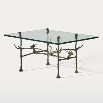 Diego Giacometti (1902-1985) 'Trapézoïdale' Low Table