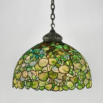 Tiffany Studios <br>'Snowball' Chandelier, circa 1900