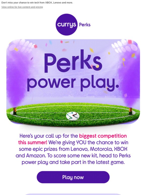 Play for a prize inside!