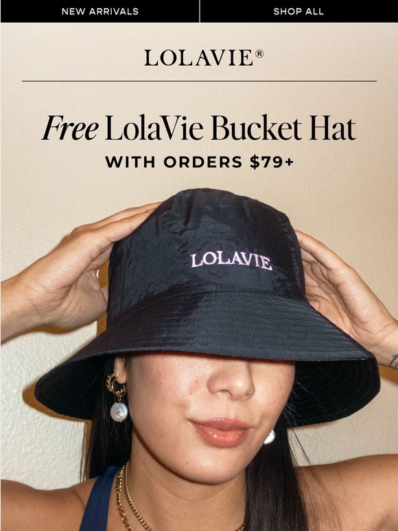 Just Dropped: FREE Bucket Hat With Orders $79+ ☀️