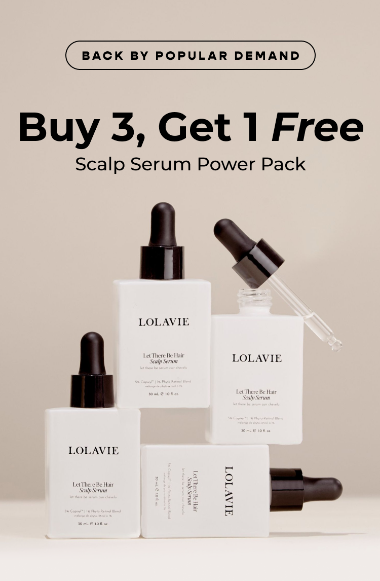 Back By Popular Demand - Buy 3, Get 1 Free Scalp Serum Power Pack