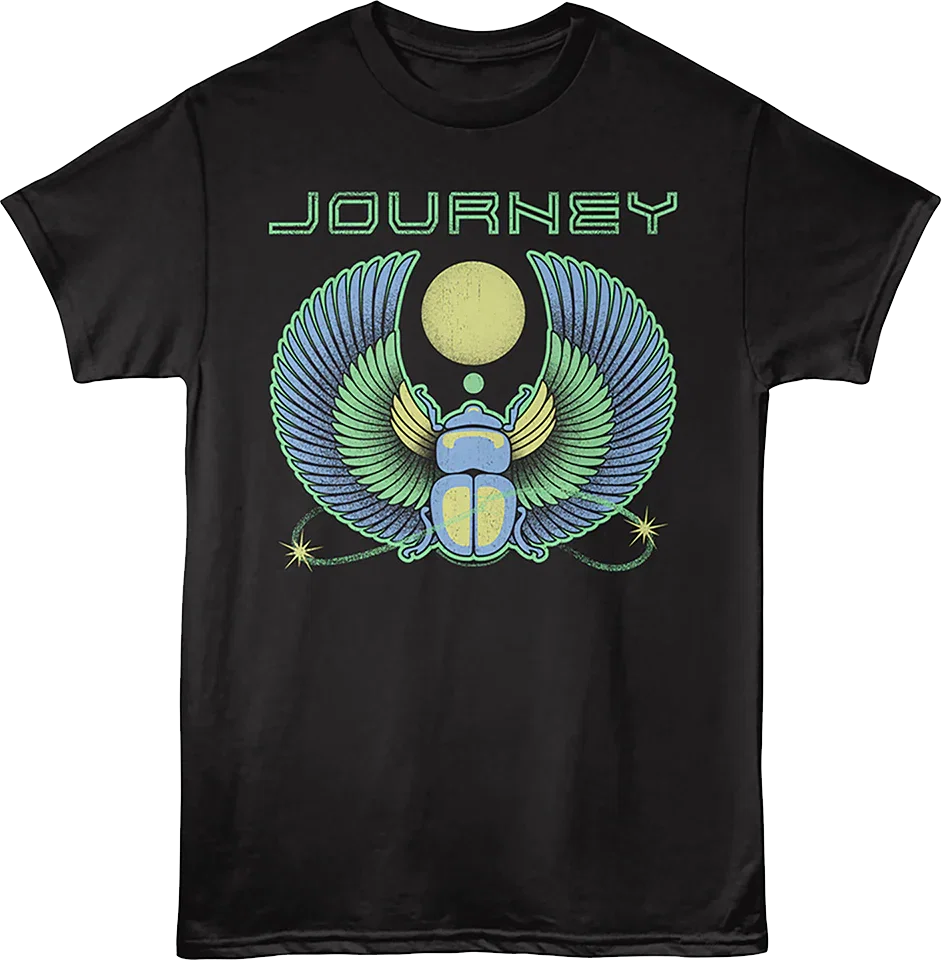 Outline Scarab Beetle Journey T-Shirt