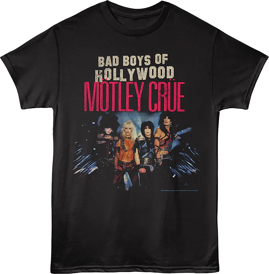 Bad Boys Of Hollywood Photo Motley Crue T-Shirt