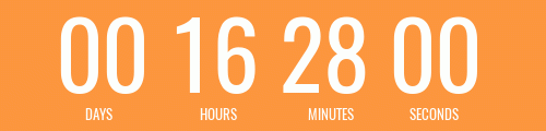 A clock counts down to 23:59 on Monday the 1st of June