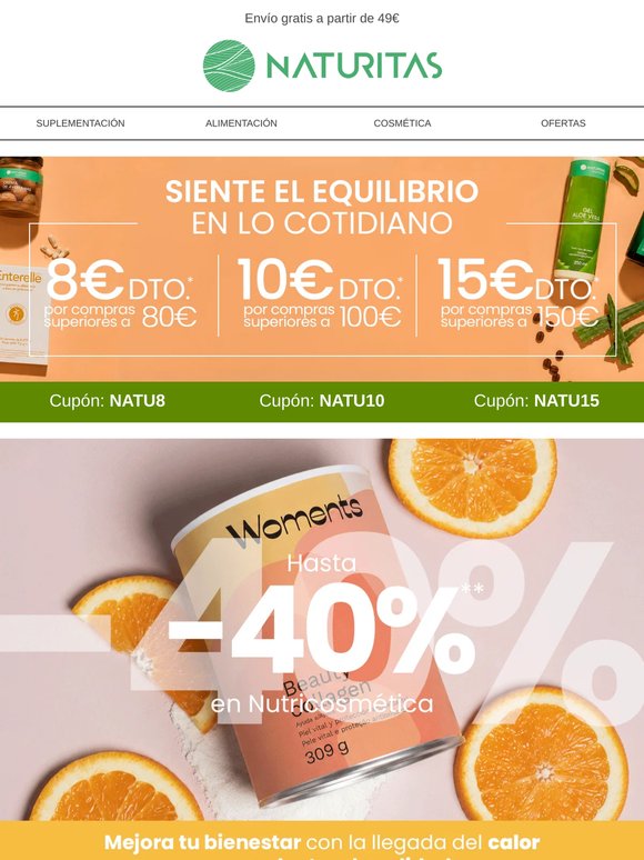 Hasta 15€ DTO.💸por compras superiores a 150€