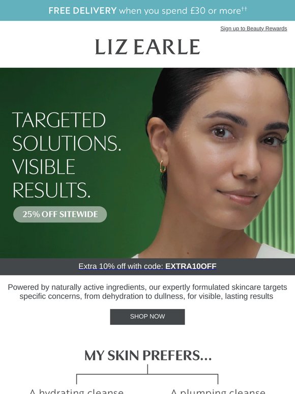 Targeted solutions. Visible results. 25% Off.