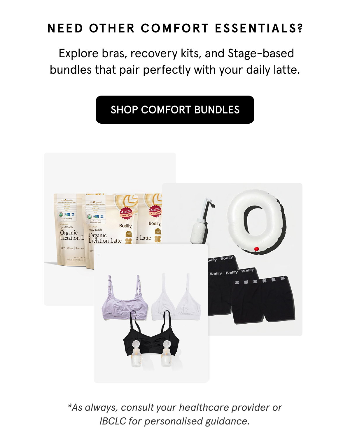 Shop comfort bundles