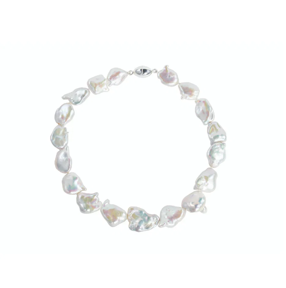 Image of Keshi Choker Necklace Pearlescent