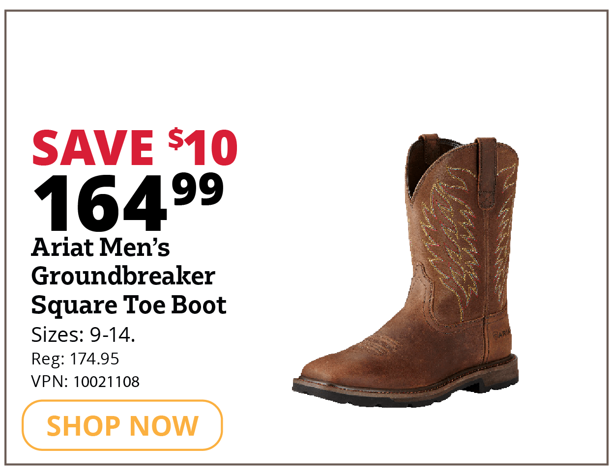 Ariat Men's Groundbreaker Boot