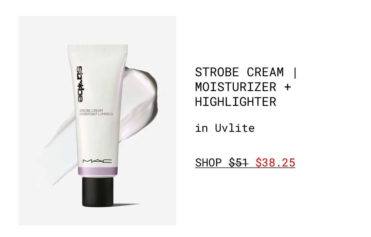 Strobe Cream | Moisturizer + Highlighter in Uvlite | shop $38.25