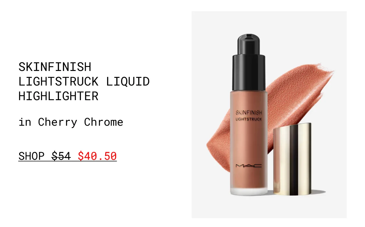 Skinfinish Lightstruck Liquid Highlighter in Cherry Chrome | shop $40.50