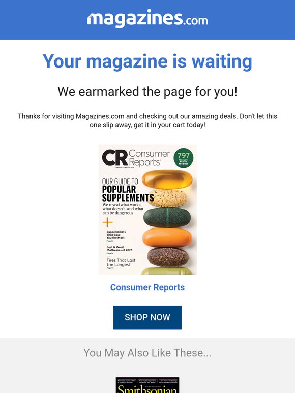 Don't worry, we saved your cart!