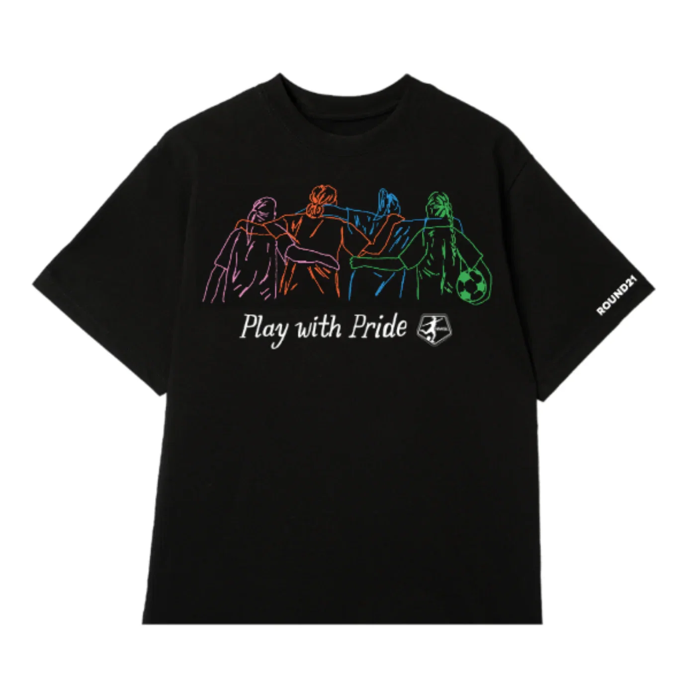 Image of PRE-SALE Unisex NWSL 2026 Play with Pride Tee