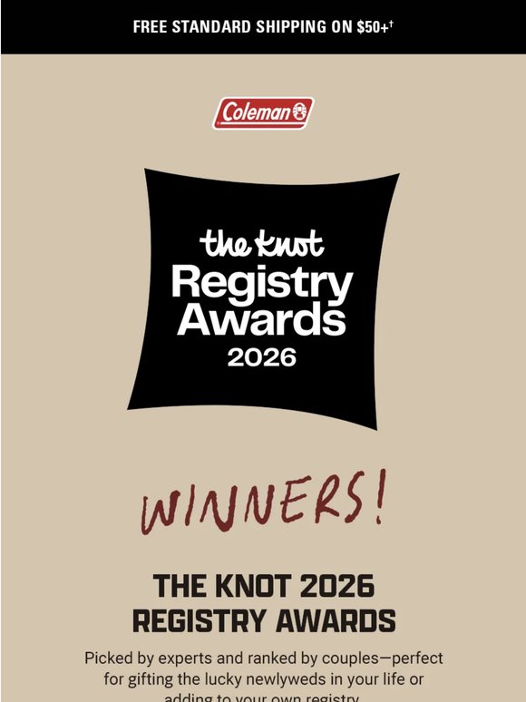 Peak gifting: 2026 The Knot Registry Award Winners