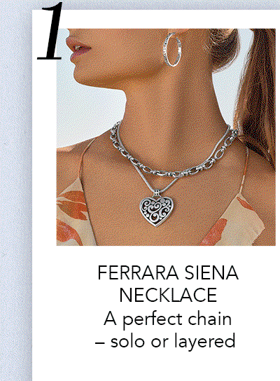 One: Ferrara Siena Necklace - A perfect chain - solo or layered.