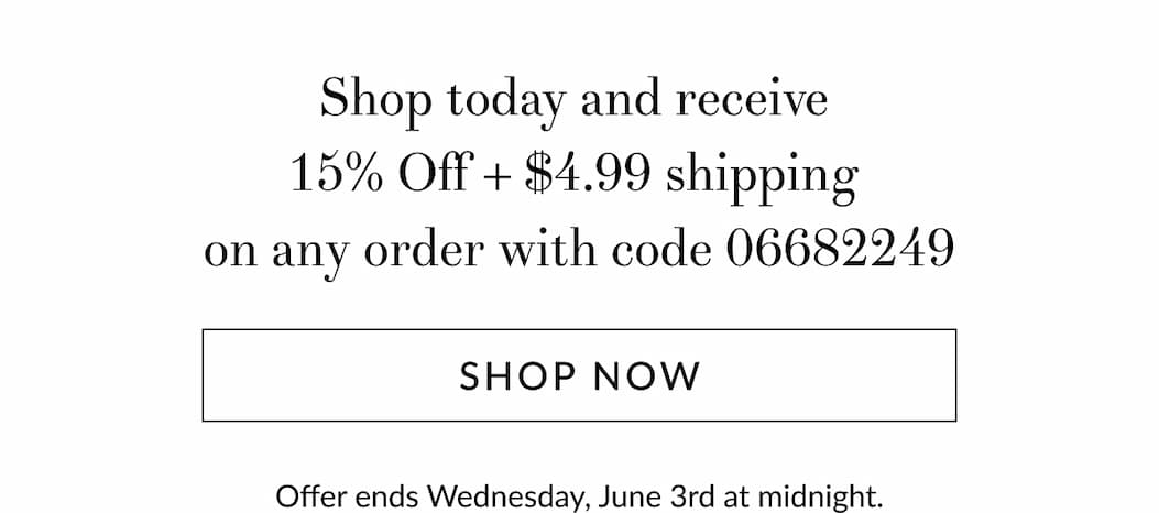 $4.99 SH & 15% off any order [Click here to Shop now]