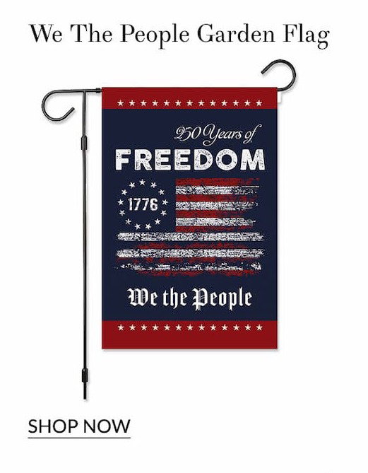 We The People Garden Flag