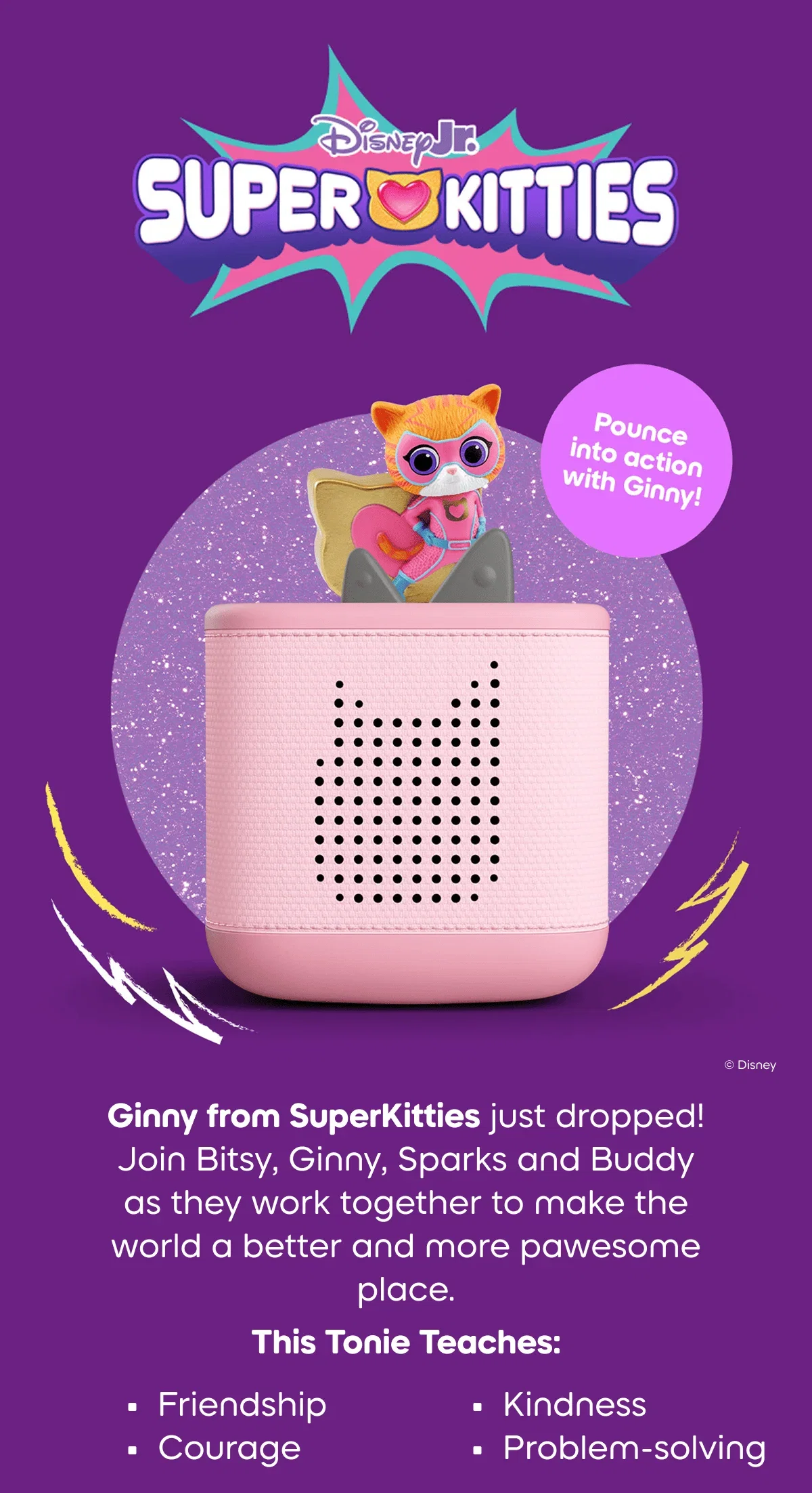 Ginny from SuperKitties is here. 